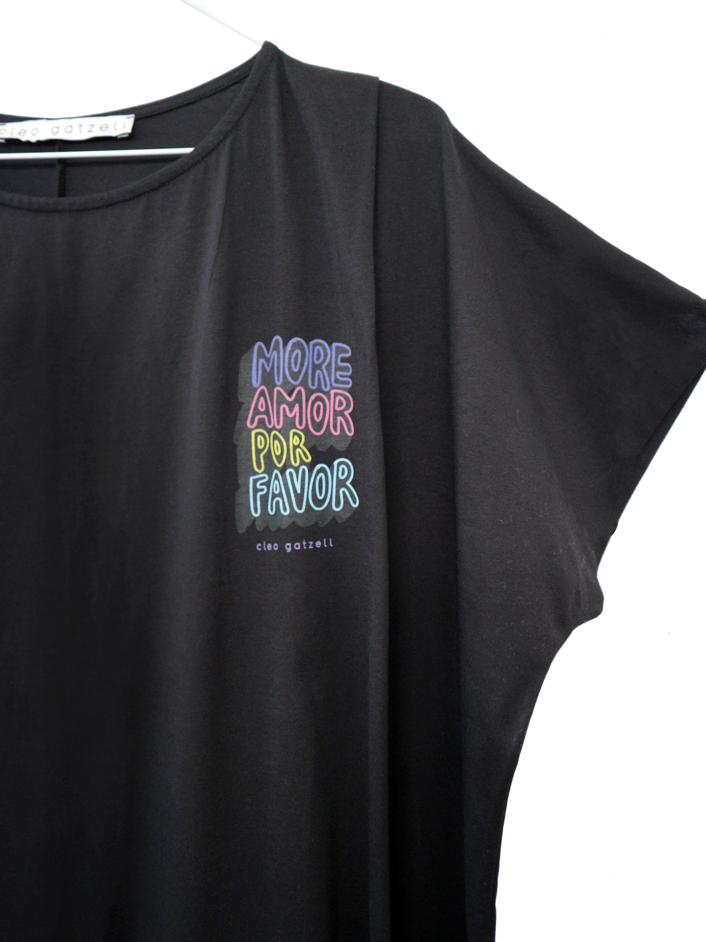 MORE AMOR POR FAVOR loose belted dress