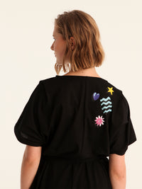 MORE AMOR POR FAVOR loose belted dress