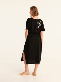 MORE AMOR POR FAVOR loose belted dress