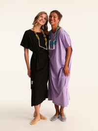 MORE AMOR POR FAVOR loose belted dress