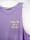 LIKE A TOURISTA loose tank dress