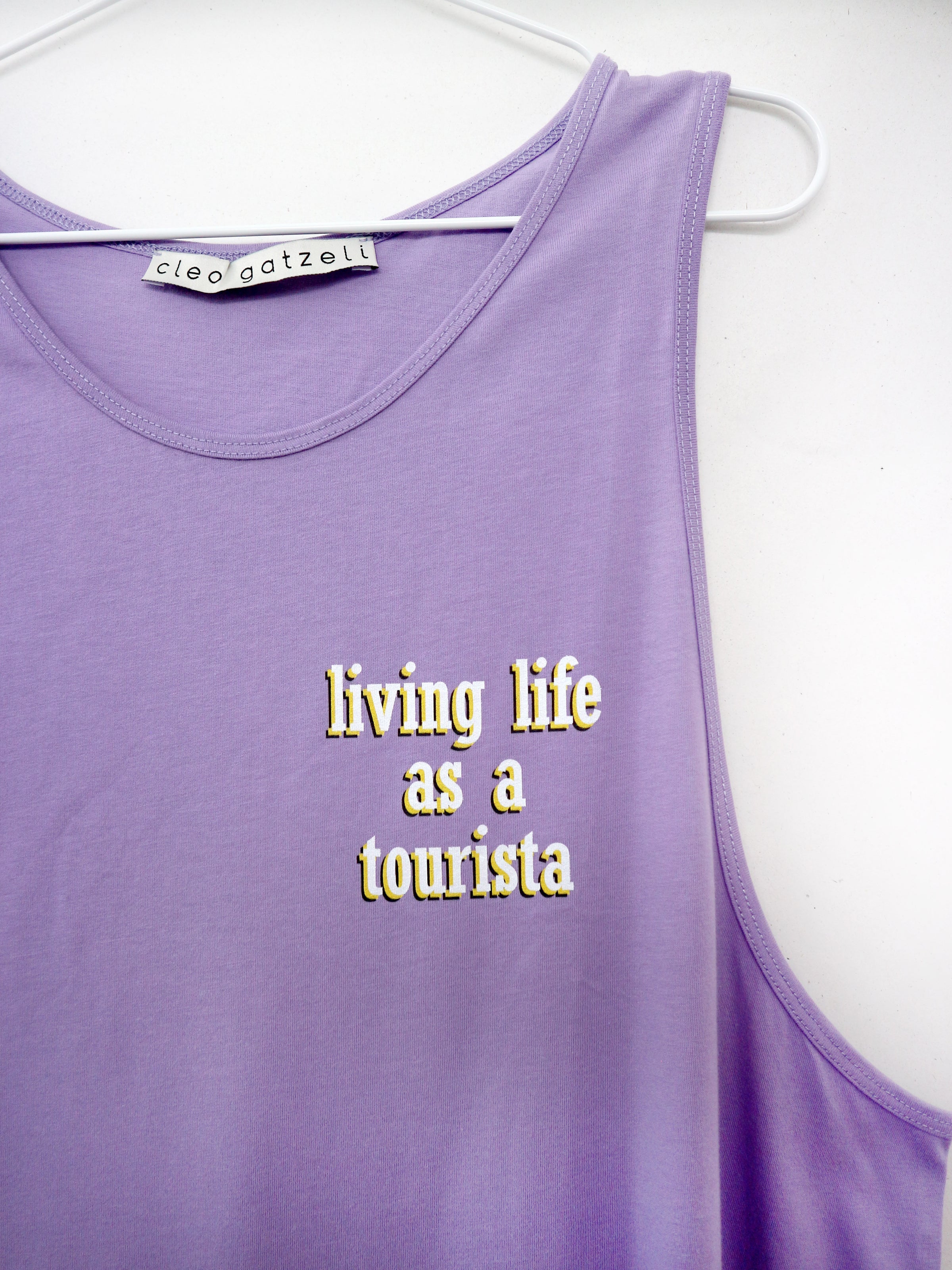 LIKE A TOURISTA loose tank dress