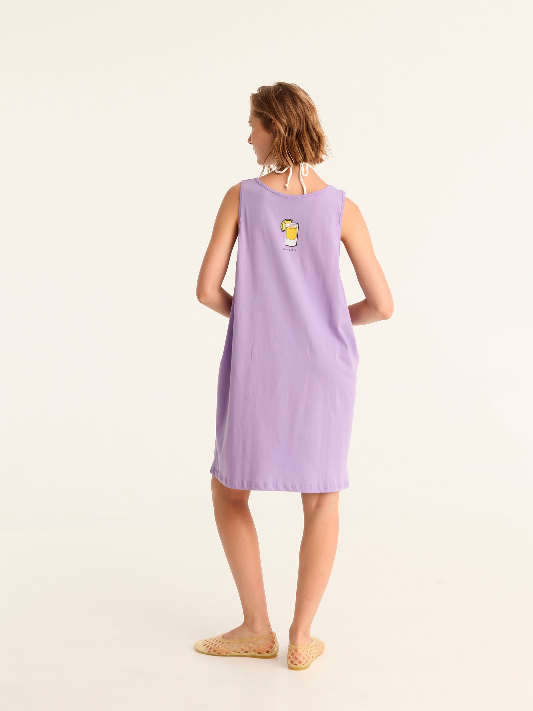 LIKE A TOURISTA loose tank dress
