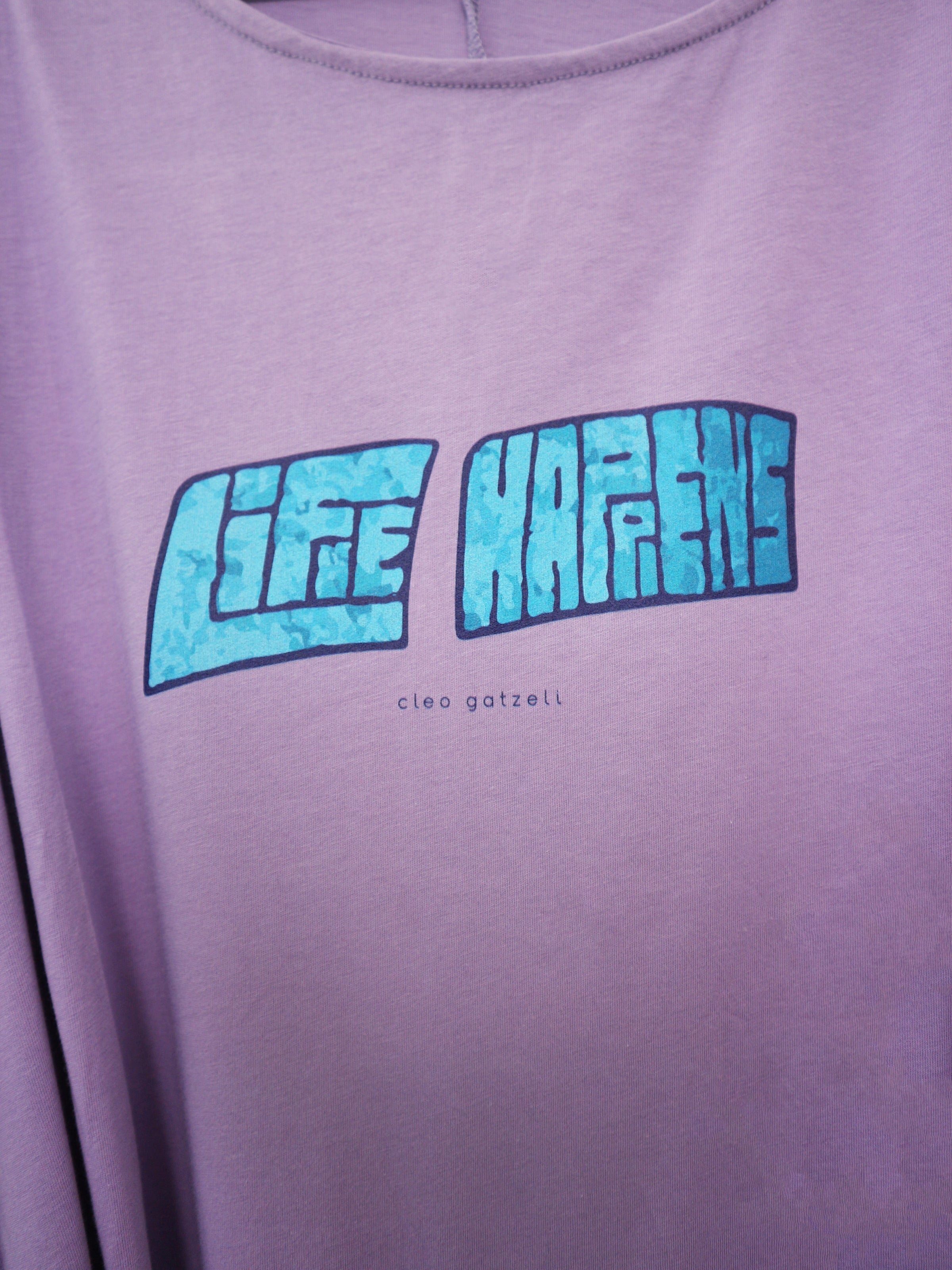 LIFE HAPPENS loose belted dress