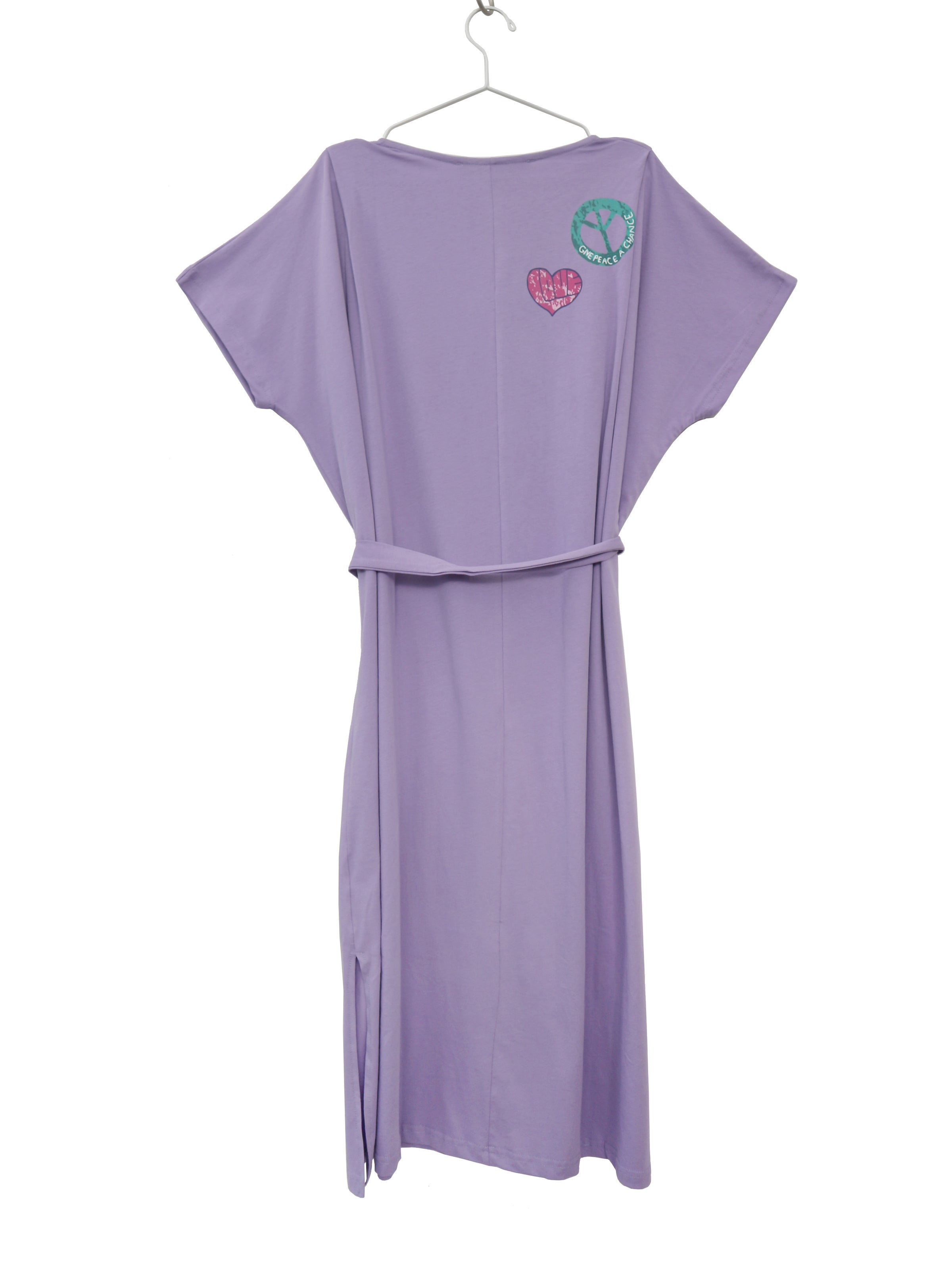 LIFE HAPPENS loose belted dress