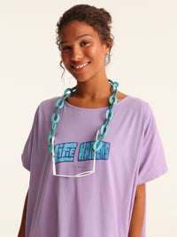 LIFE HAPPENS loose belted dress
