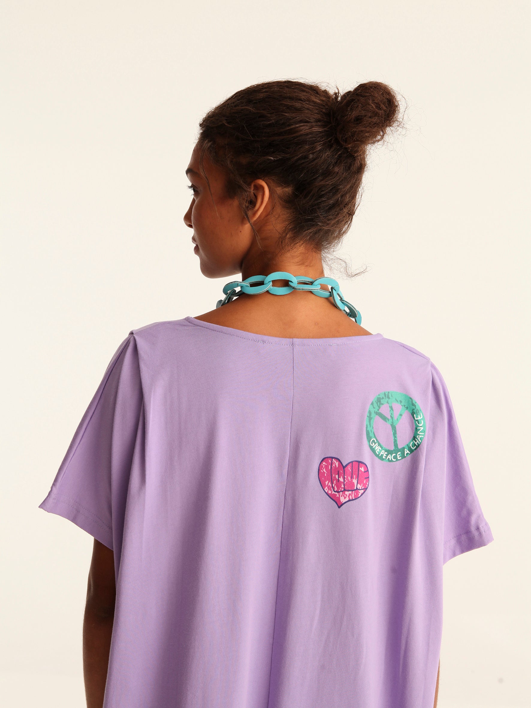 LIFE HAPPENS loose belted dress