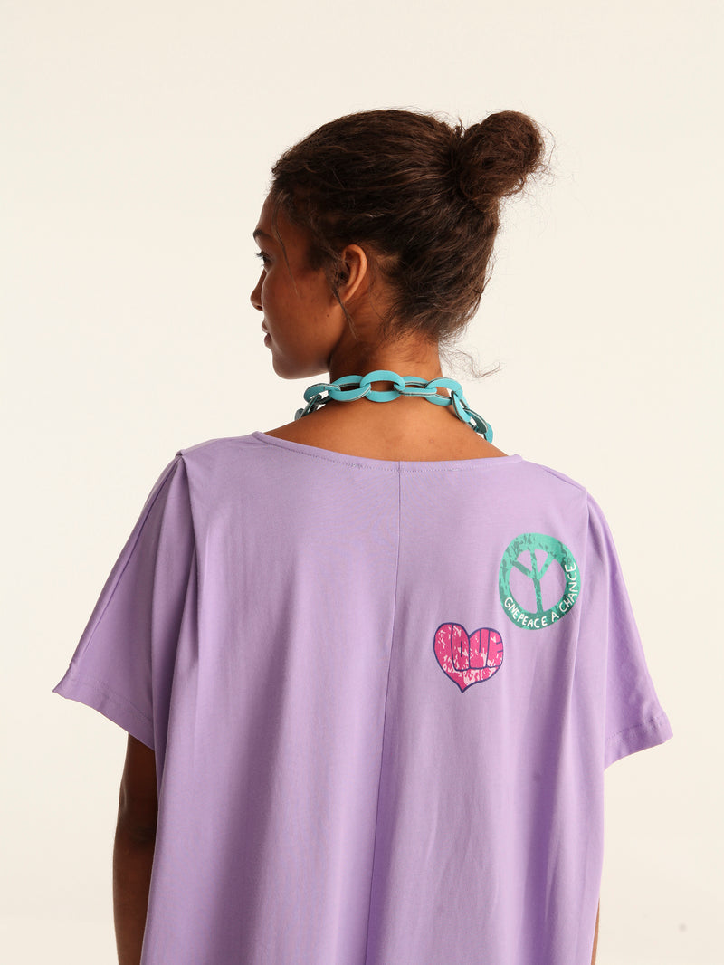 LIFE HAPPENS loose belted dress
