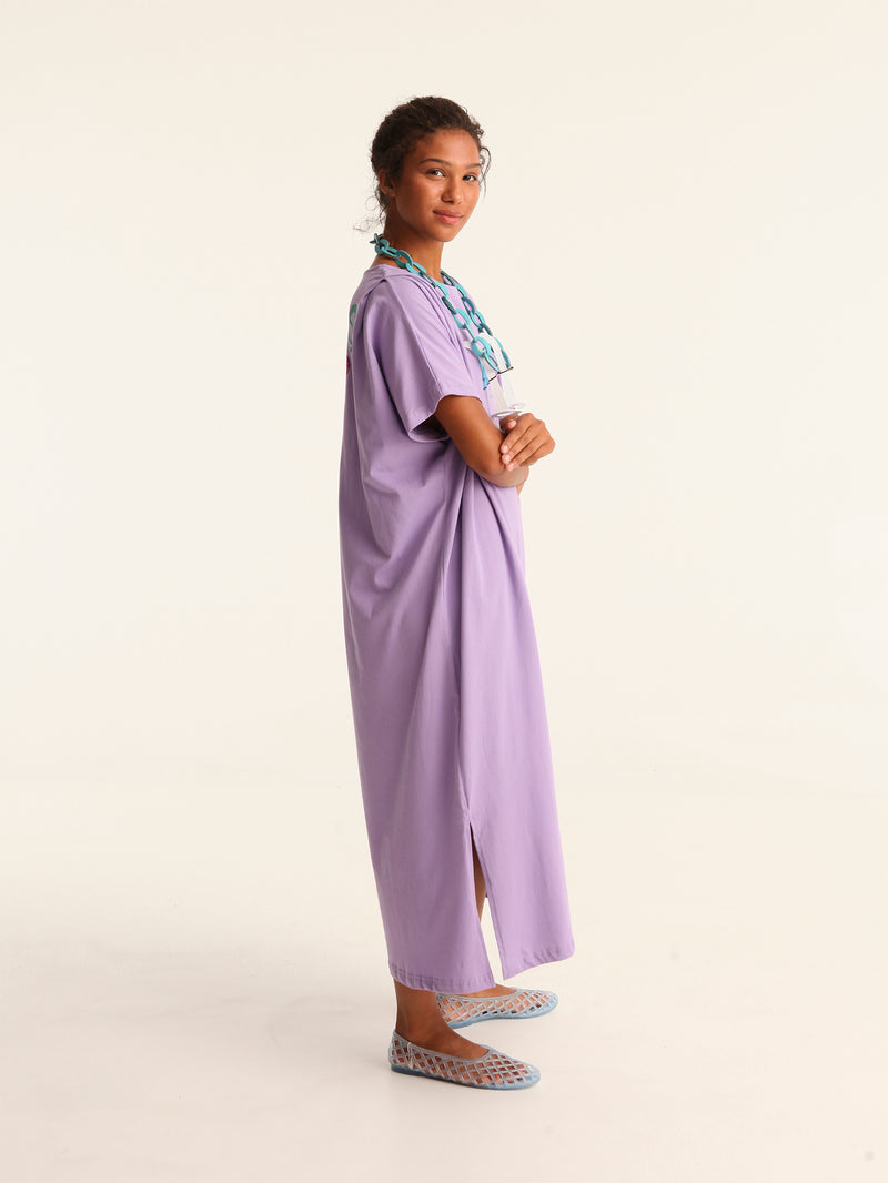 LIFE HAPPENS loose belted dress