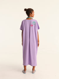 LIFE HAPPENS loose belted dress