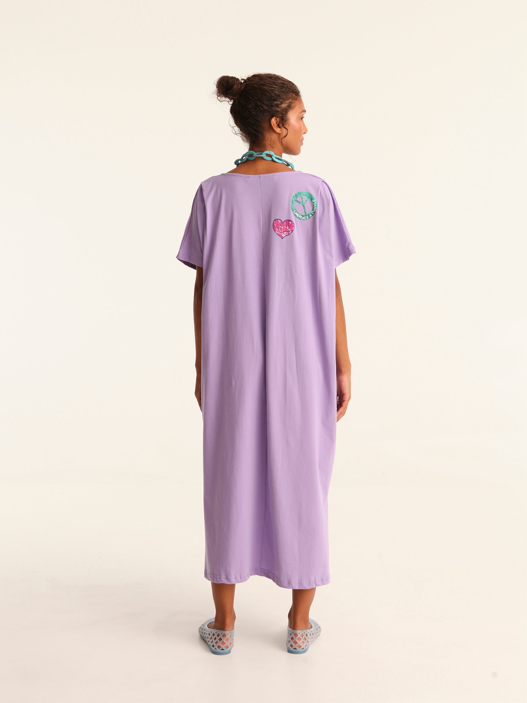 LIFE HAPPENS loose belted dress