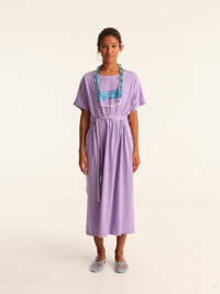 LIFE HAPPENS loose belted dress
