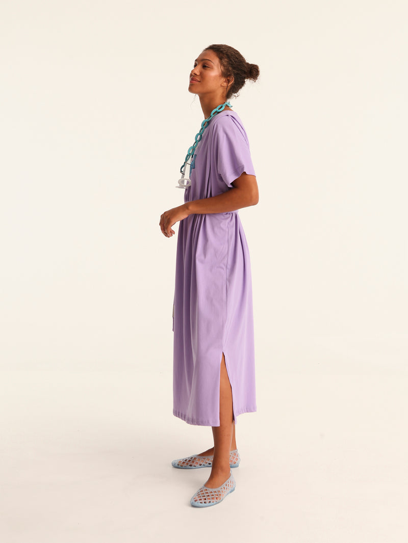 LIFE HAPPENS loose belted dress