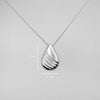 RIB DROP necklace - sterling silver