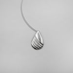 RIB DROP necklace - sterling silver