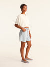 RIB TOP cropped top - off white