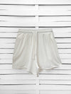 RIB loose shorts - off white