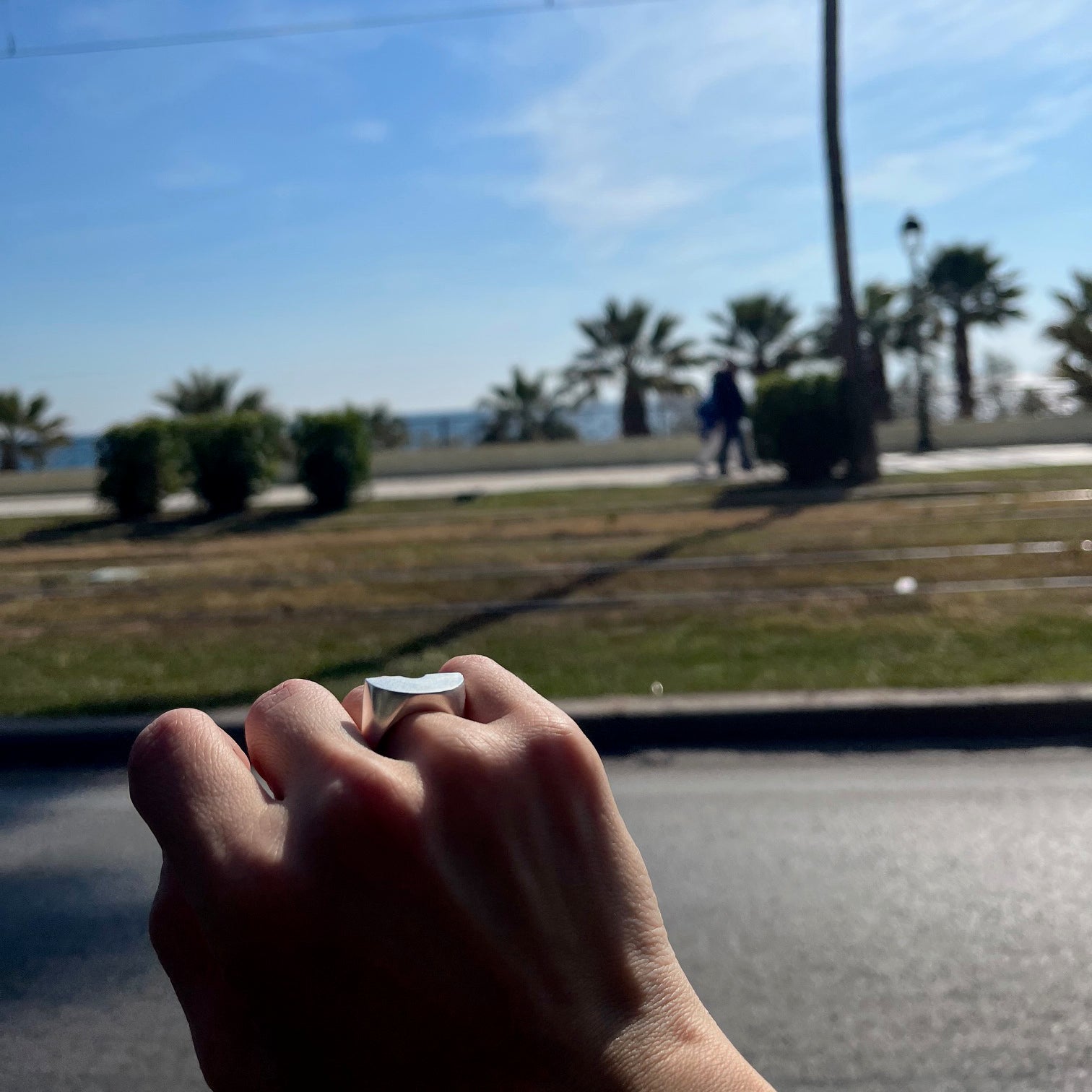 RAINBOW ring - gold plated sterling silver