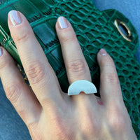 RAINBOW ring - gold plated sterling silver