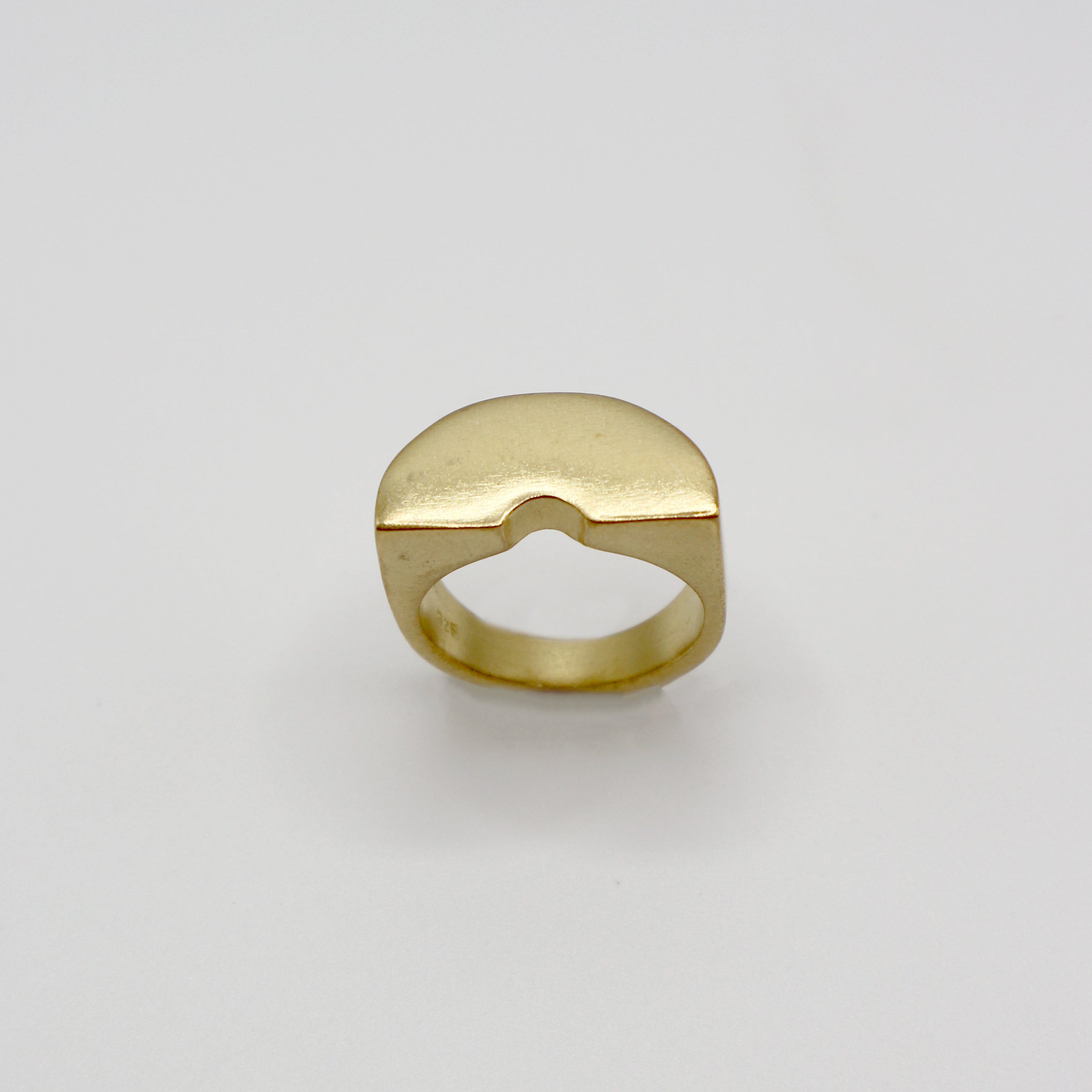 RAINBOW ring - gold plated sterling silver