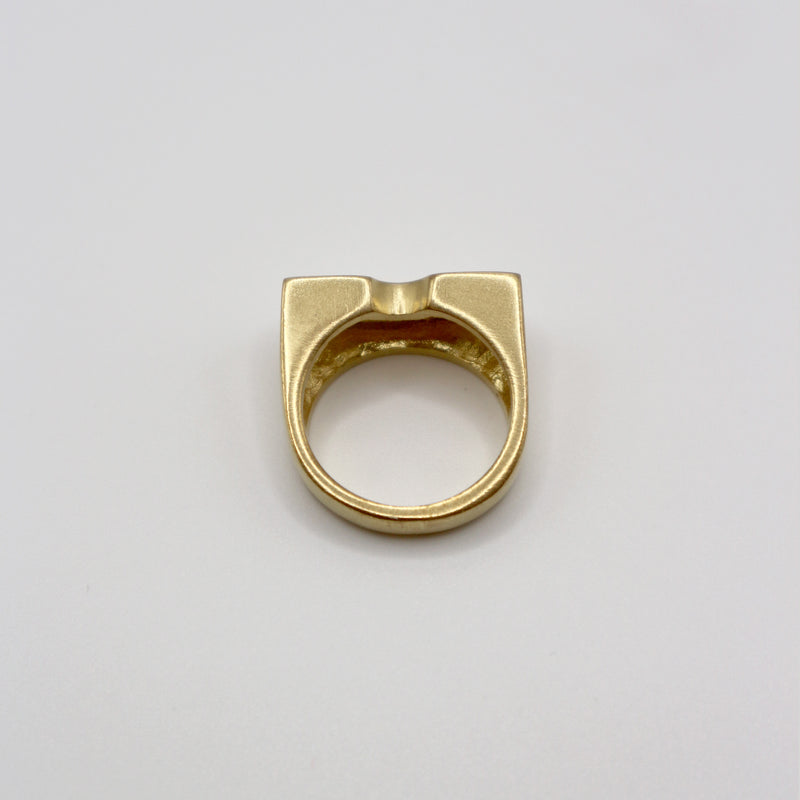 RAINBOW ring - gold plated sterling silver