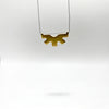 SUN necklace - gold plated sterling silver