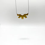 SUN necklace - gold plated sterling silver