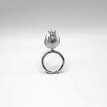 FLOWER ring - sterling silver - * unique and one of a kind *