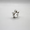 CURLY WAVE ring - sterling silver - * unique and one of a kind *