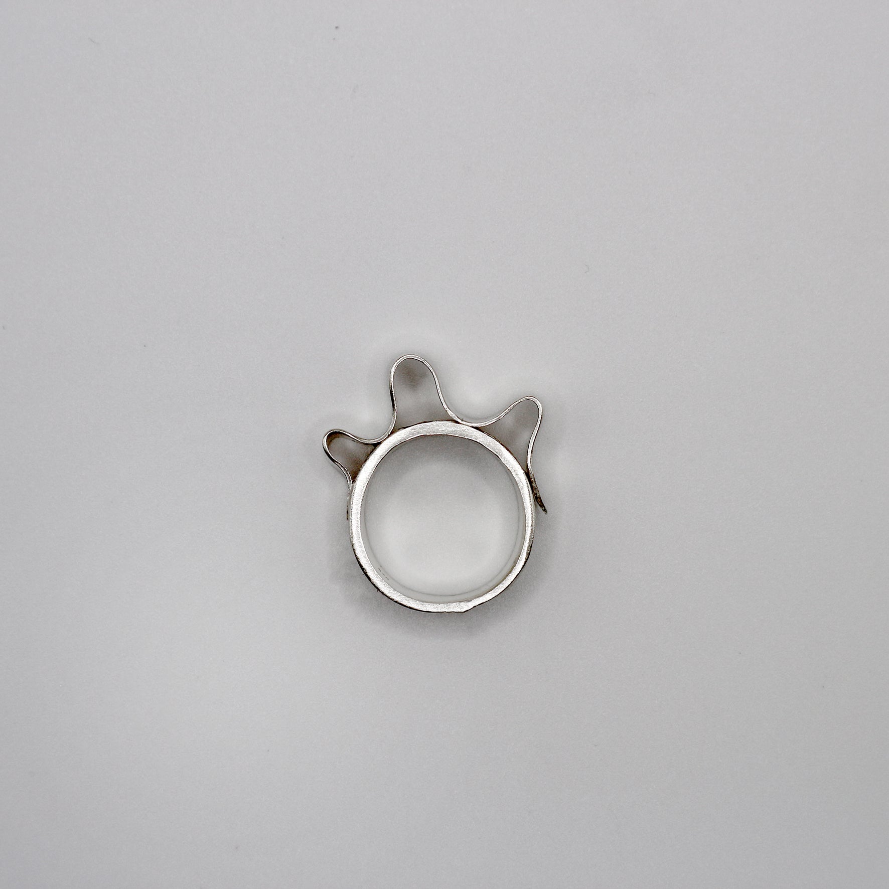 CURLY WAVE ring - sterling silver - * unique and one of a kind *