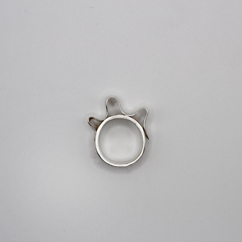 CURLY WAVE ring - sterling silver - * unique and one of a kind *