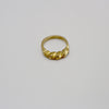 WAVE ring - gold plated sterling silver