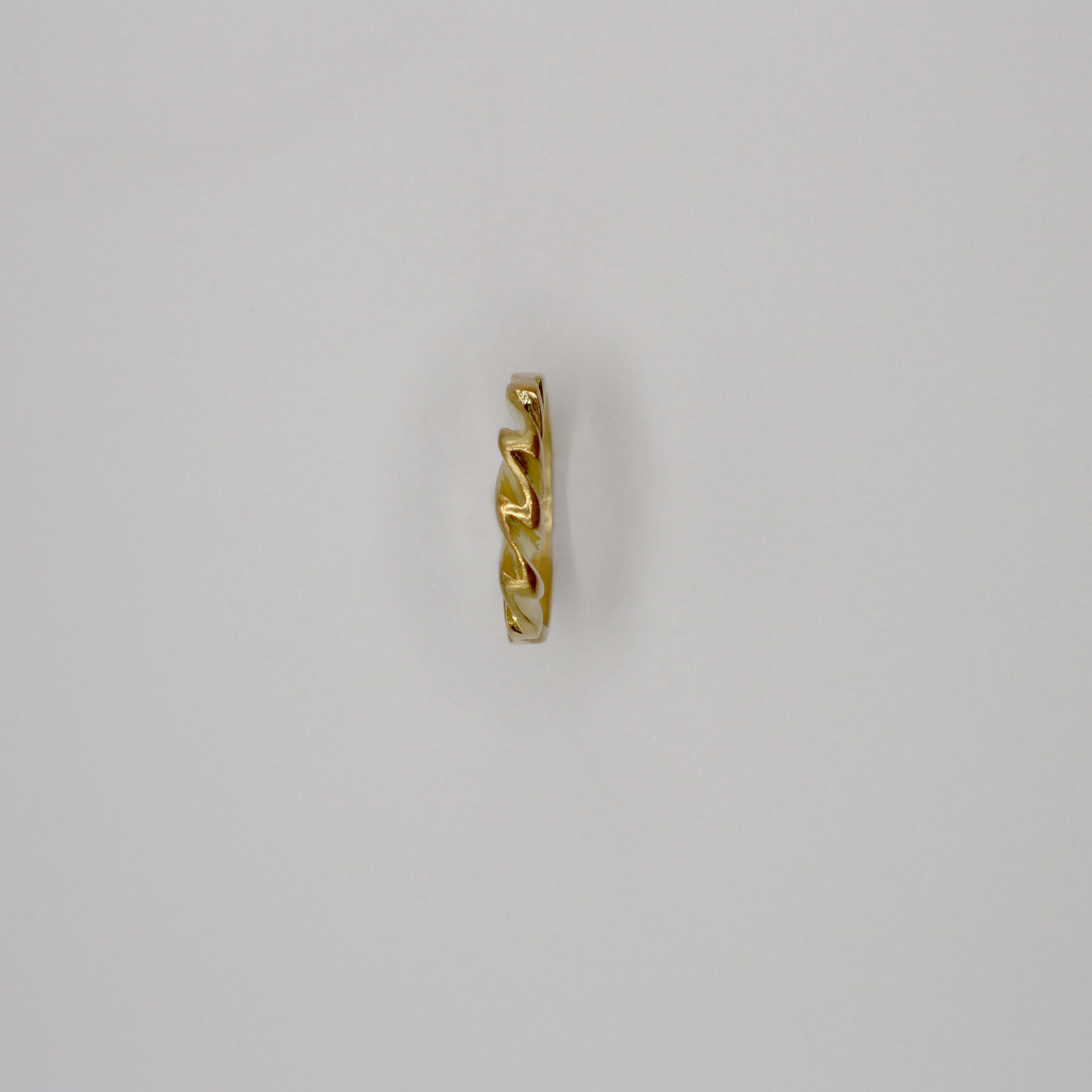 WAVE ring - gold plated sterling silver