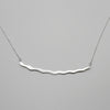 FLAT WAVE necklace - sterling silver