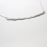 FLAT WAVE necklace - sterling silver