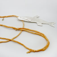 FRISSA fish necklace - sterling silver - *one of a kind*