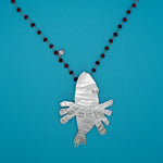 LIONFISH fish rosary necklace - sterling silver - *one of a kind*