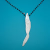 CONGER EEL fish necklace - sterling silver - *one of a kind*