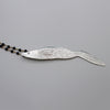 CONGER EEL fish necklace - sterling silver - *one of a kind*