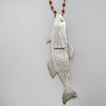 SKIOS fish rosary necklace - sterling silver - *one of a kind*