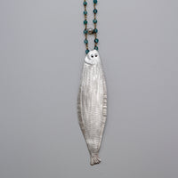 SOLEA fish necklace - sterling silver - *one of a kind*