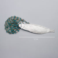 SOLEA fish necklace - sterling silver - *one of a kind*