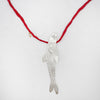 TROUT fish necklace - sterling silver - *one of a kind*