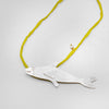 SEA BASS fish necklace - sterling silver - *one of a kind*