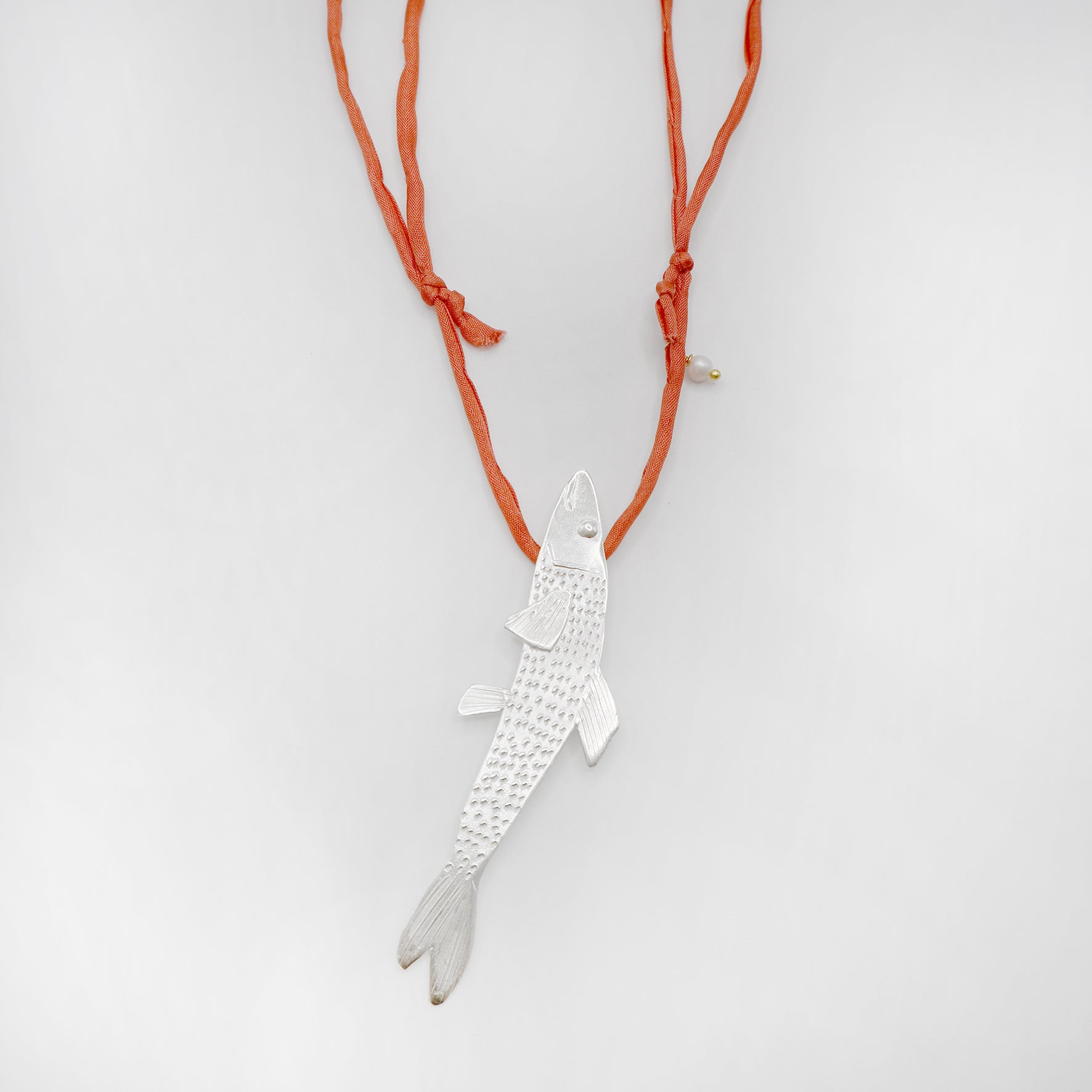 MURMURA fish necklace - sterling silver - *one of a kind*