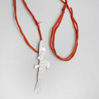 MURMURA fish necklace - sterling silver - *one of a kind*