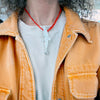 TROUT fish necklace - sterling silver - *one of a kind*
