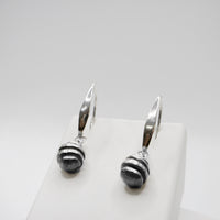 RIB BILIES earrings - sterling silver