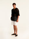 NET BLACK mao men shirt