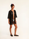 NET BLACK mao men shirt